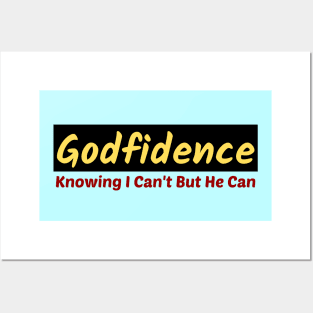 Godfidence - Christian Saying Posters and Art